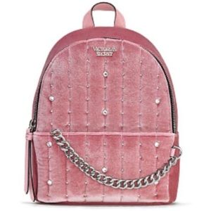 Victoria’s Secret Velvet mini backpack